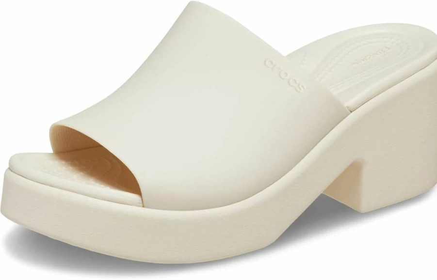 Crocs Women's Brooklyn Slide Sandal with Heel - Comfortable Heeled Slide Sandals for Women