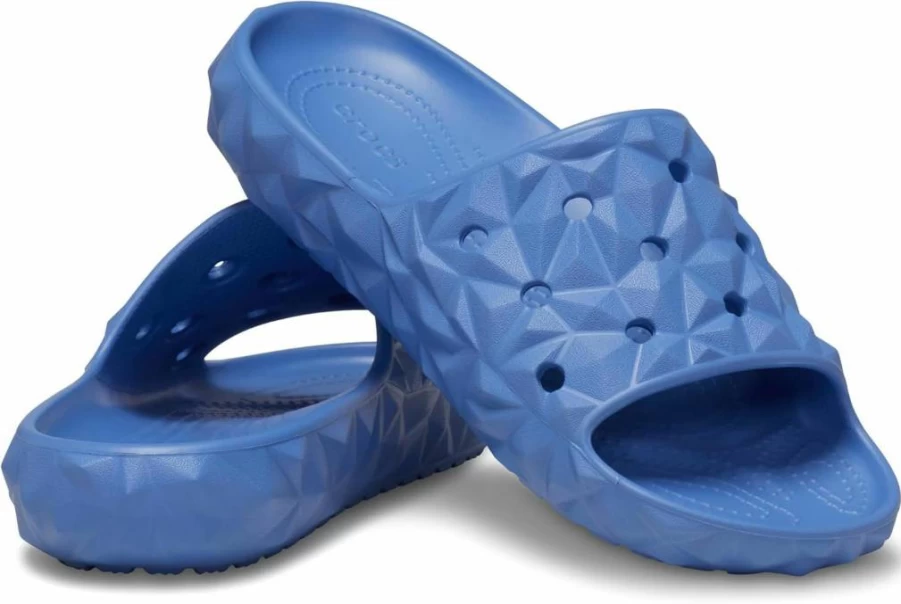 Crocs Classic Geometric Slide V2 - Comfortable Summer Sandals for Men and Women