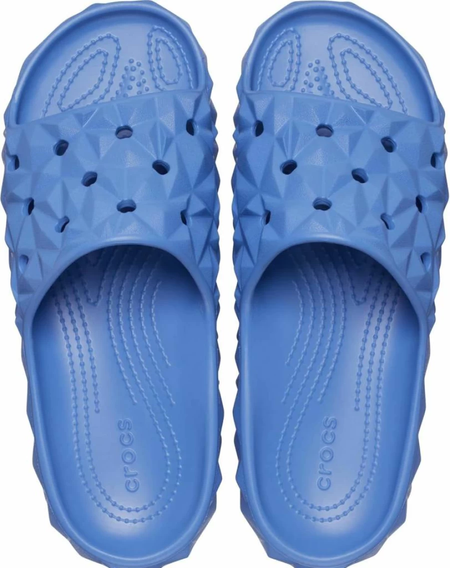 Crocs Classic Geometric Slide V2 - Comfortable Summer Sandals for Men and Women