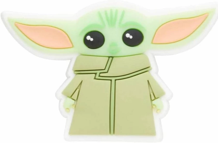 Crocs Unisex-Adult Jibbitz Shoe Charms - Star Wars The Mandalorian Baby Yoda Character Decorations for Men, Women, Boys & Girls
