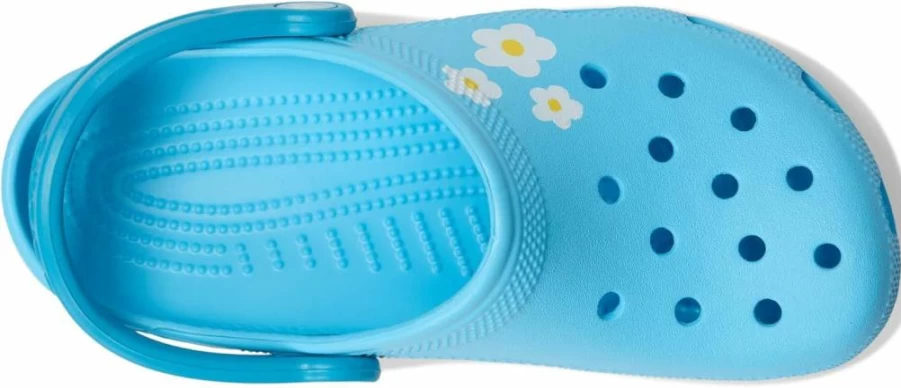Crocs Kids' Classic Clogs with Fun Patterns & Graphics - Comfortable Toddler Shoes