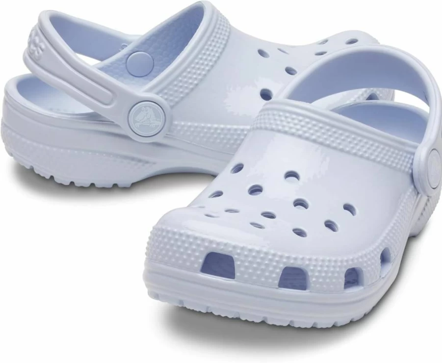 Crocs Kids Classic Neon Highlighter Clogs - Unisex Lightweight Comfort Slip-On Water Shoes