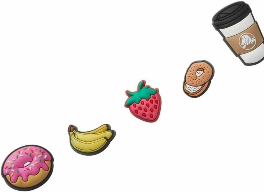 Crocs Jibbitz Food Charms - Unique Synthetic Shoe Accessories for Customization - Jibbitz Packs for Crocs Shoes