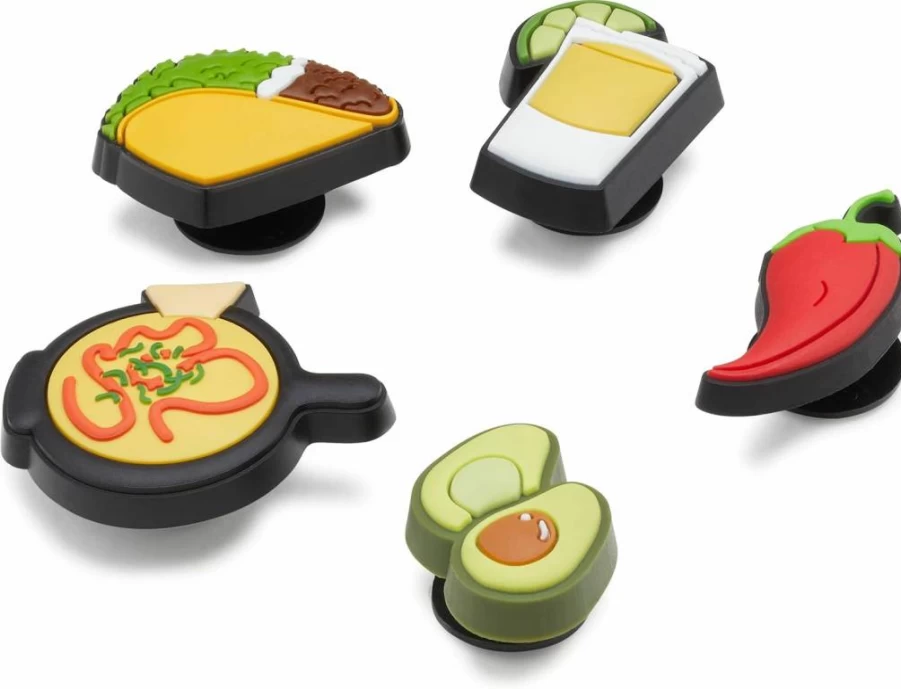 Crocs Jibbitz Food Charms - Unique Synthetic Shoe Accessories for Customization - Jibbitz Packs for Crocs Shoes