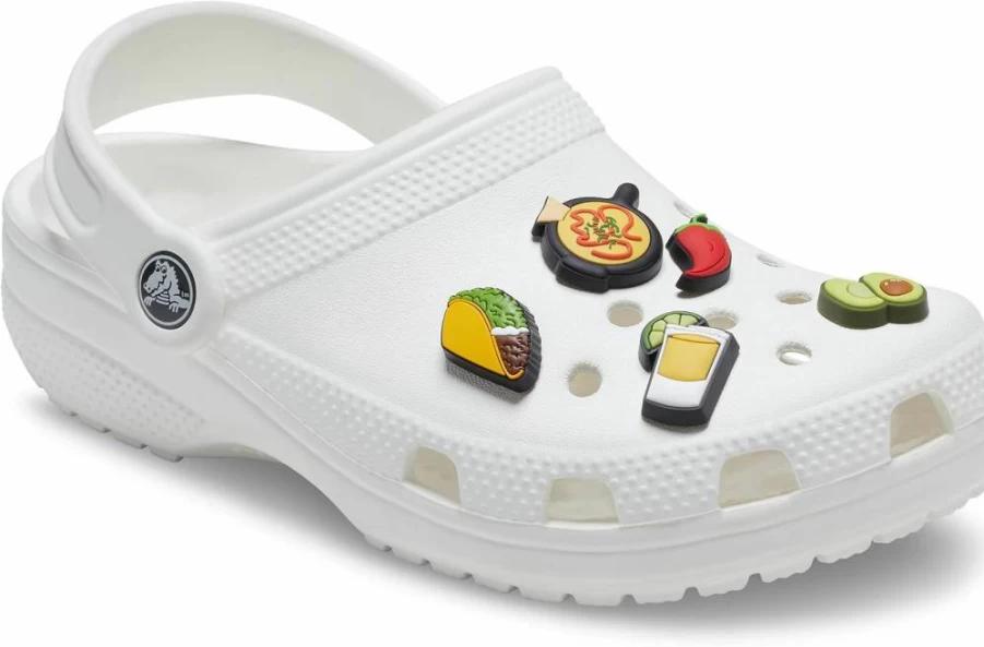 Crocs Jibbitz Food Charms - Unique Synthetic Shoe Accessories for Customization - Jibbitz Packs for Crocs Shoes
