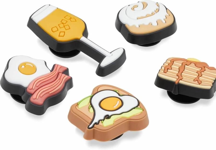 Crocs Jibbitz Food Charms - Unique Synthetic Shoe Accessories for Customization - Jibbitz Packs for Crocs Shoes
