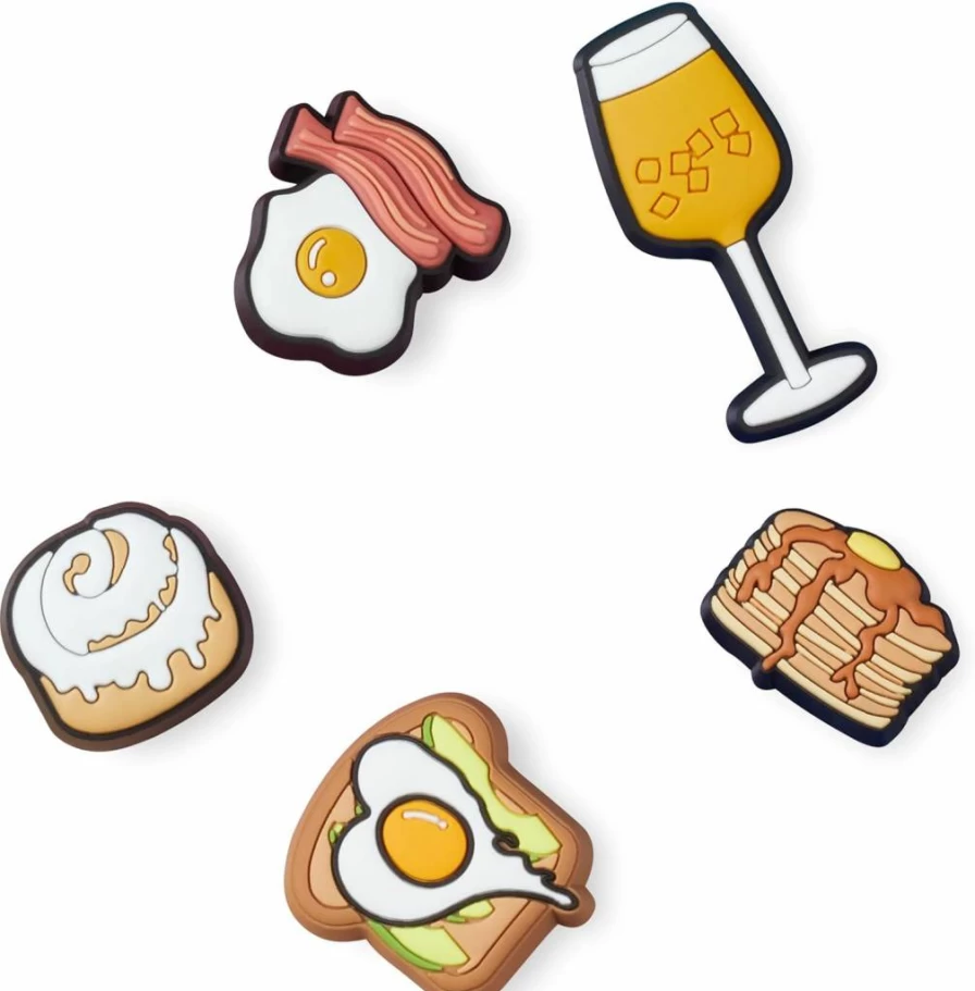 Crocs Jibbitz Food Charms - Unique Synthetic Shoe Accessories for Customization - Jibbitz Packs for Crocs Shoes