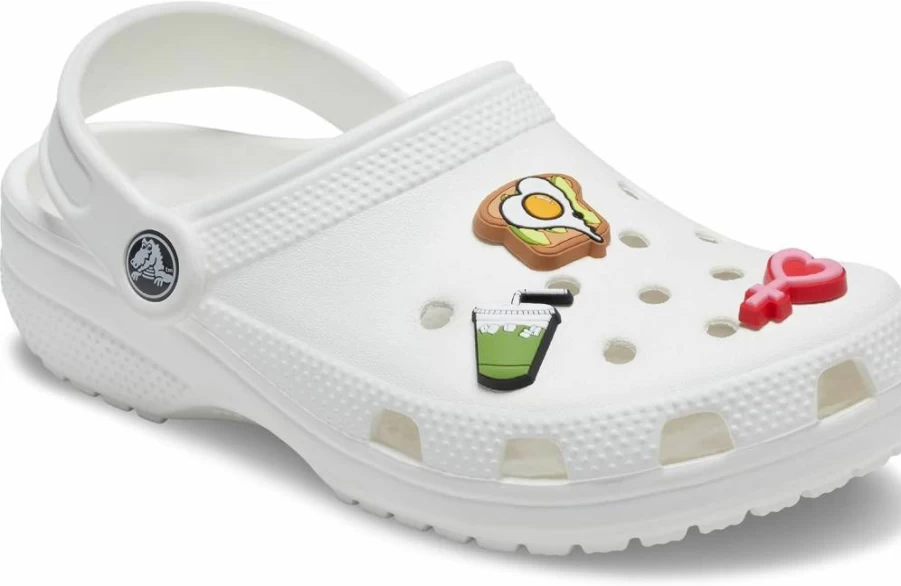 Crocs Jibbitz Food Charms - Unique Synthetic Shoe Accessories for Customization - Jibbitz Packs for Crocs Shoes