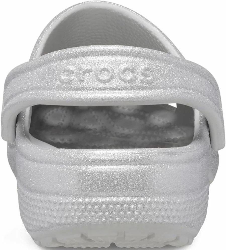 Crocs Unisex Classic Glitter Clogs - Comfortable & Stylish Slip-On Shoes for Men & Women