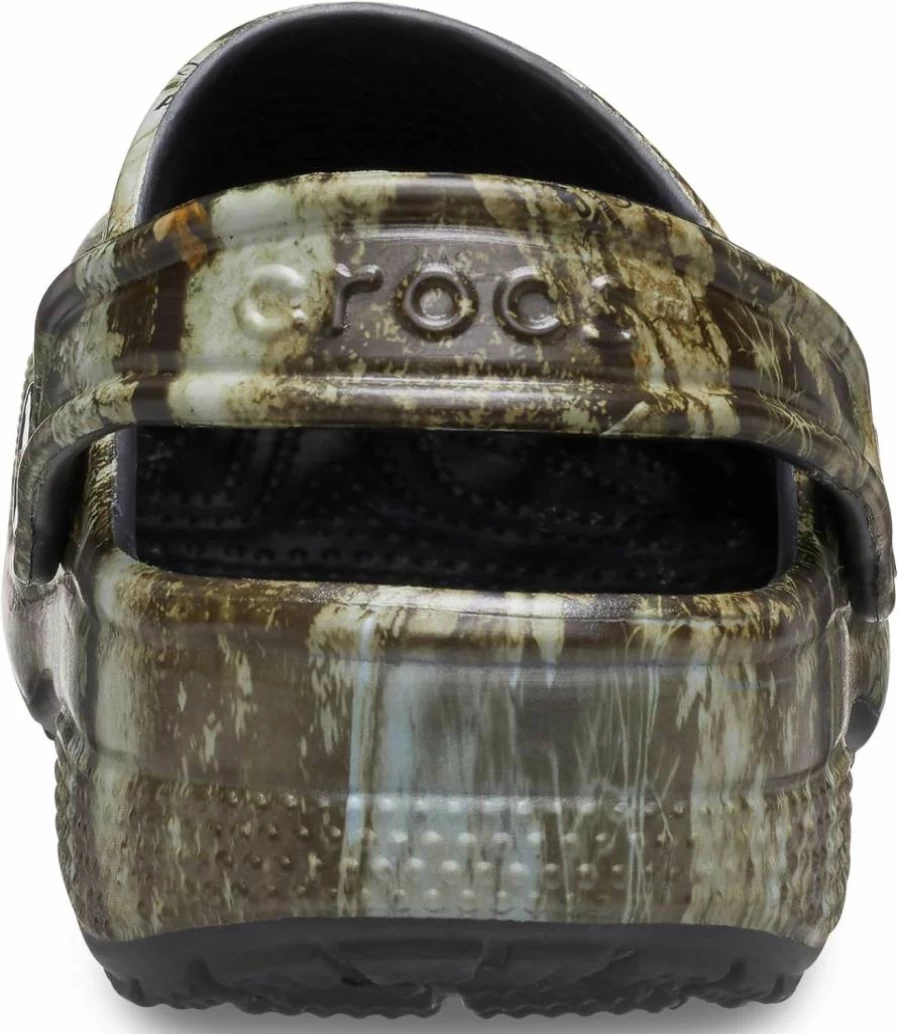 Crocs Kids Classic Realtree Camo Clogs - Unisex Children's Lightweight Comfortable Slip-On Water Shoes