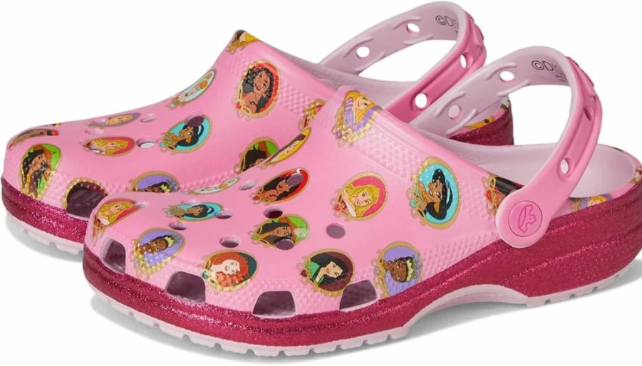 Crocs Disney Princess Clog for Kids - Unisex Lightweight Comfortable Sandals