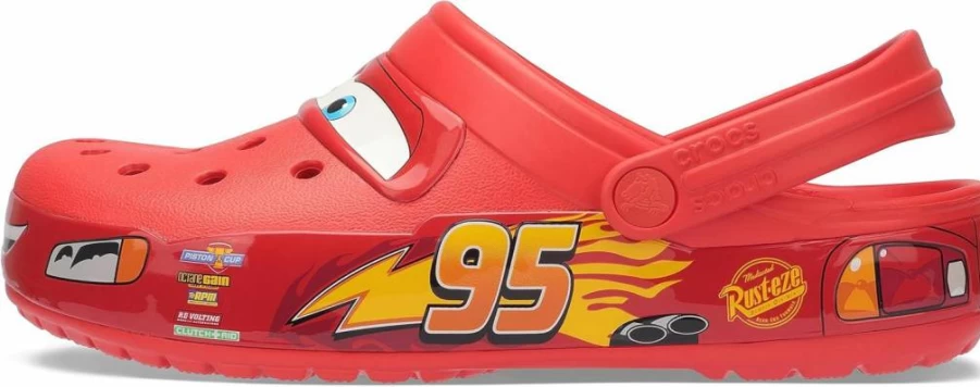 Crocs Lightning McQueen Clogs for Adults - Disney Pixar Cars Inspired Unisex Footwear