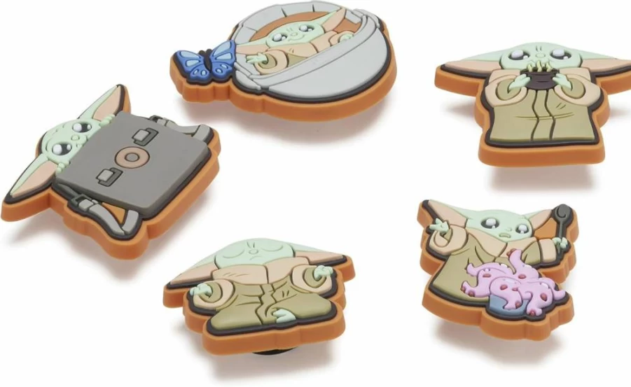 Crocs Jibbitz Star Wars Shoe Charms Multi-Pack | Official Disney Licensed Character Clips for Crocs Shoes