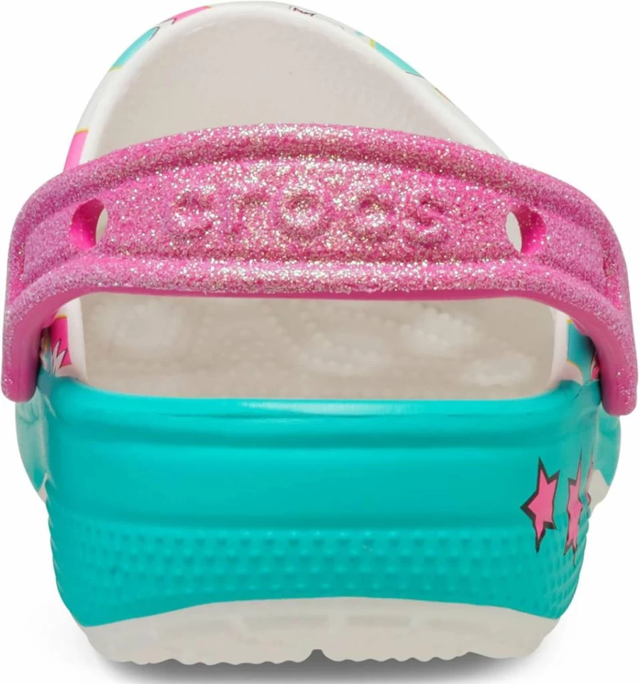 Crocs Kids Lol Surprise Diva Classic Clogs for Toddlers with Glitter Outsole & EVA Comfort Midsole