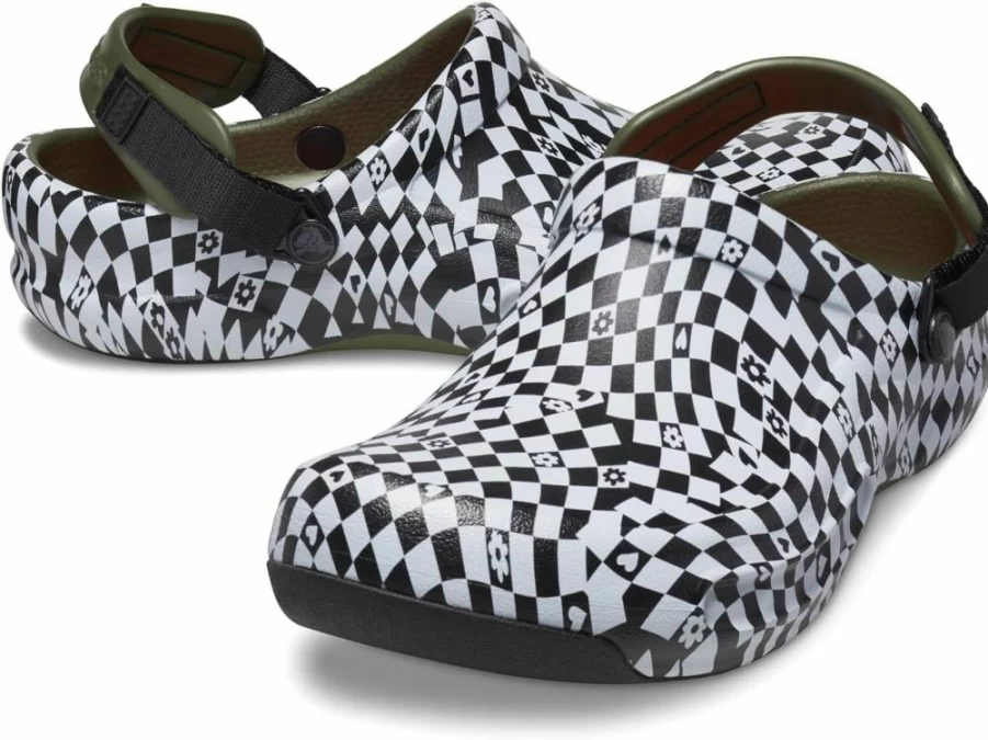 Crocs Unisex Bistro Pro Slip-Resistant Work Clogs - Comfortable & Durable Non-Slip Shoes for Professionals