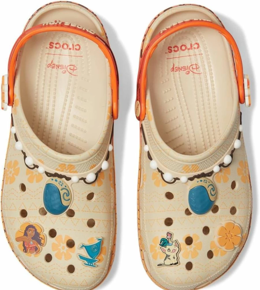 Crocs Disney Moana Unisex Classic Clogs - Comfortable Slip-On Shoes for Men & Women