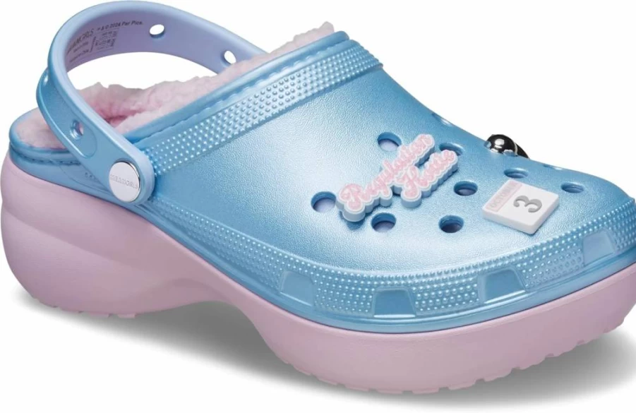 Crocs Women's Mean Girls Classic Platform Clogs - Multi-Color Fashion Platform Shoes for Women