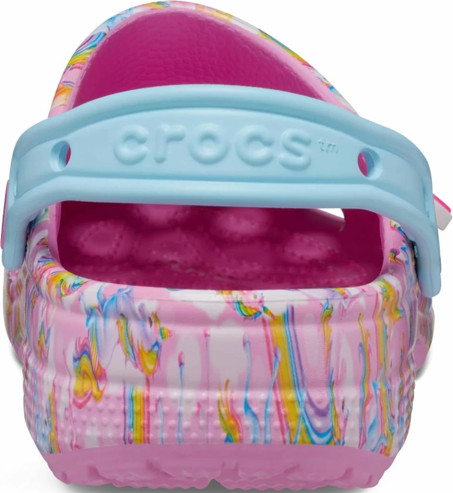 Crocs Unisex Adult Classic Lisa Frank Collaboration Clogs - Lightweight Comfort Slip-On Shoes