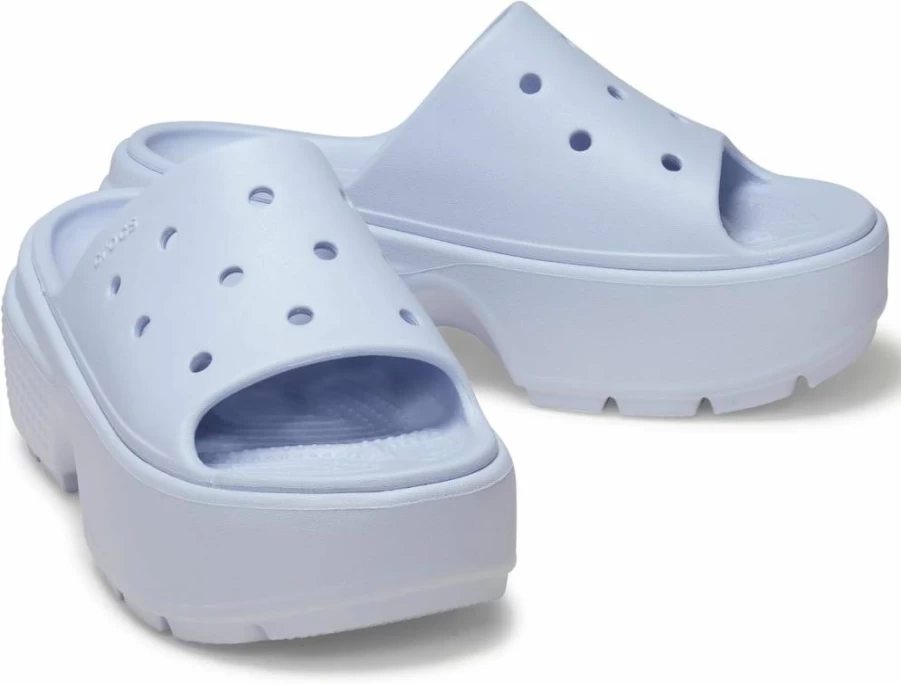 Crocs Stomp Slide Clogs - Comfortable Lightweight Slip-On Waterproof Sandals for Men & Women