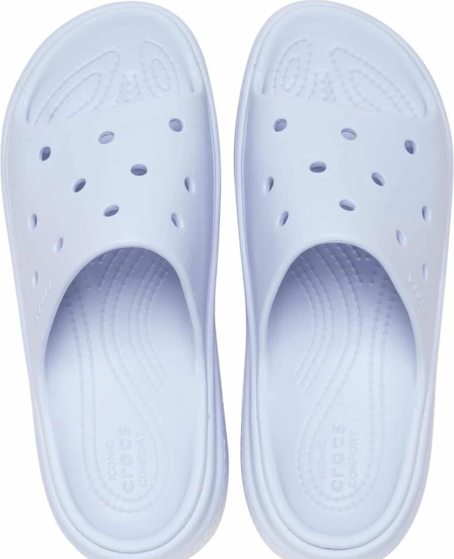 Crocs Stomp Slide Clogs - Comfortable Lightweight Slip-On Waterproof Sandals for Men & Women