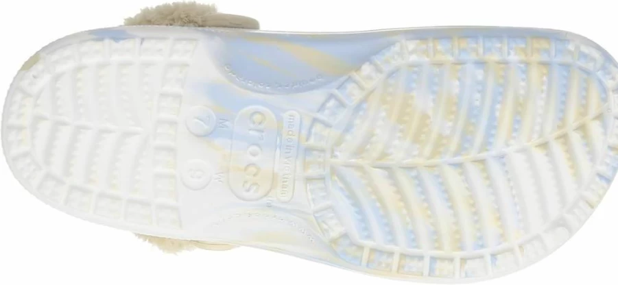 Crocs Baya Lined Fuzzy Clog with Adjustable Strap for Comfort and Warmth