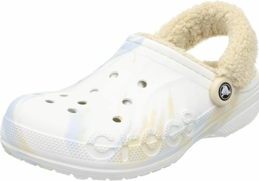 Crocs Baya Lined Clog with Fuzzy Strap - Cozy Winter Footwear