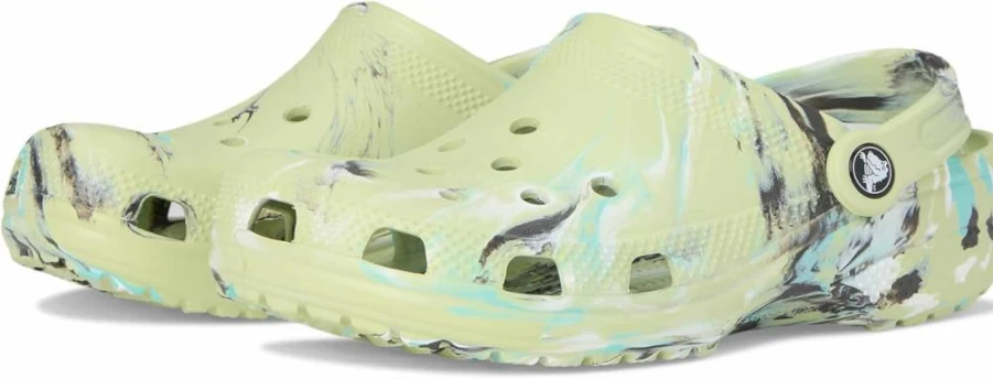 Crocs Kids' Classic Clog - Marbled Tie-Dye Design | Comfortable & Lightweight