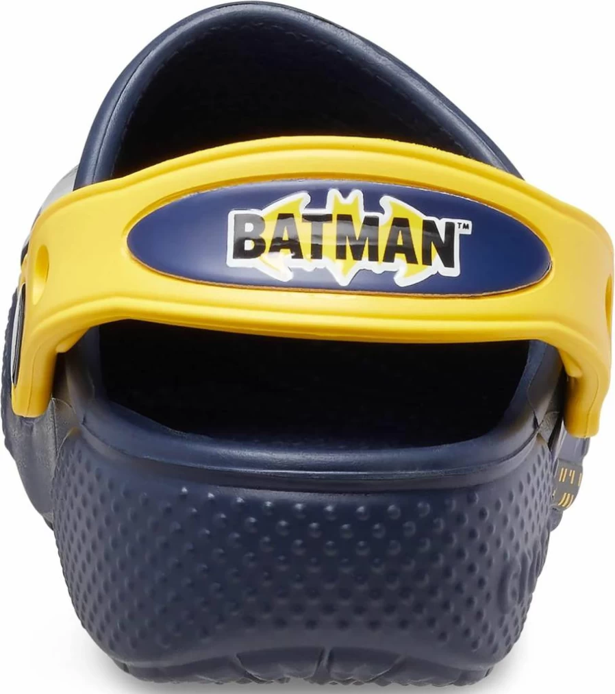 Crocs Kids' Batman Clogs - Lightweight & Comfortable Superhero Shoes for Boys & Girls