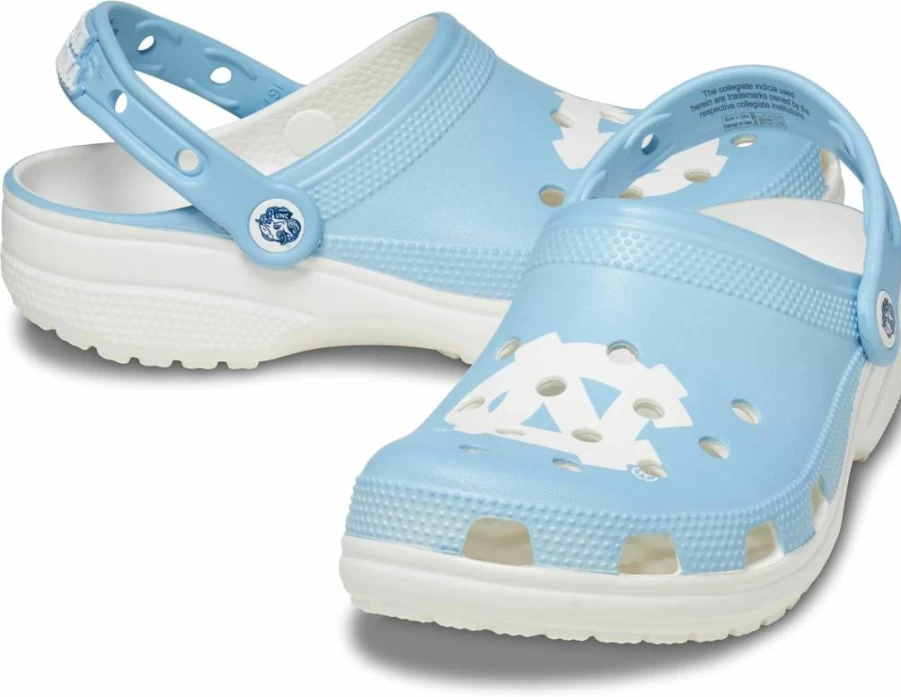 Crocs Unisex Classic Collegiate Clogs - Comfortable Slip-Resistant Casual Shoes for Men & Women