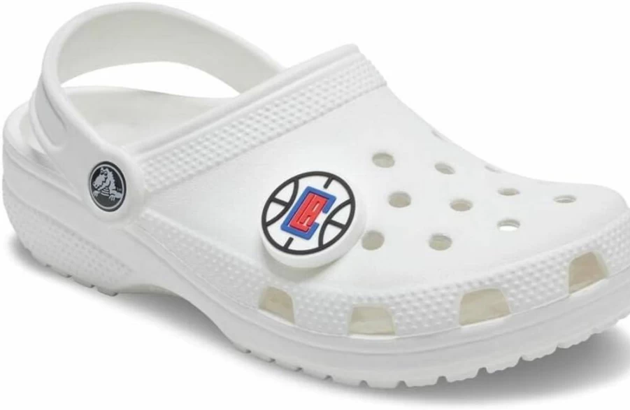 Crocs NBA Team Jibbitz Shoe Charms - Unisex Basketball Sports Decor for Adults & Kids