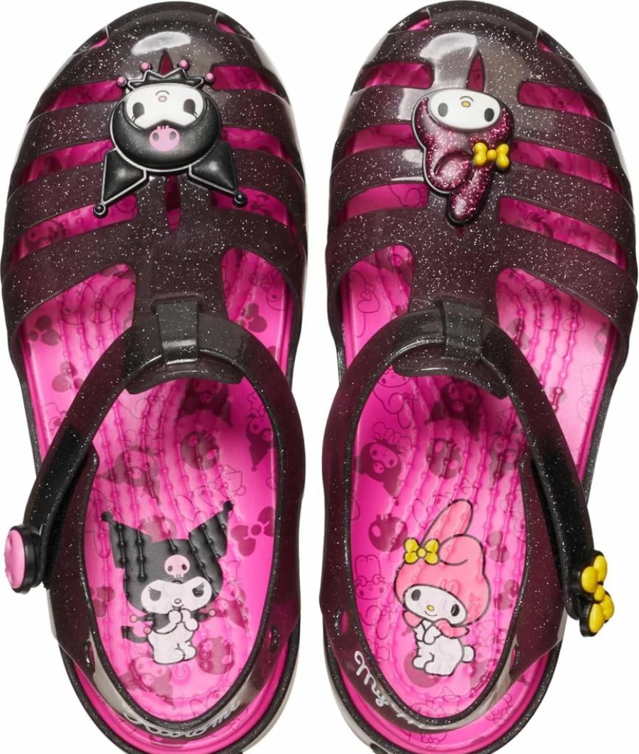 Crocs Kids Sanrio Isabella Sandals for Boys and Girls - Lightweight Comfortable Beach Shoes