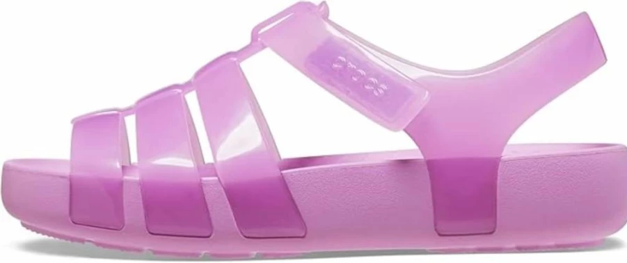 Crocs Girls' Isabella Glitter Sandals for Kids – Sparkly & Comfortable Big Kid/Little Kid Sizes